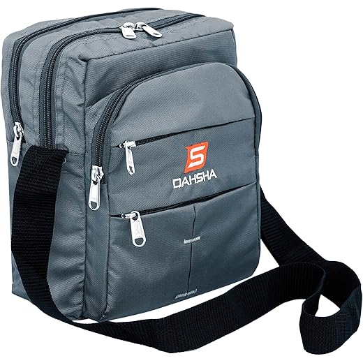 Nylon Multi-Pocket Sling Bag 20 CM