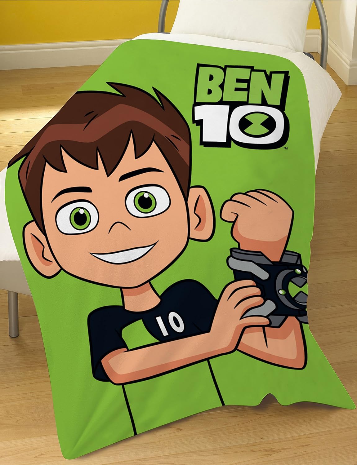 Ben 10 Children/Kids Go Hero Fleece Blanket (One Size) (Green)