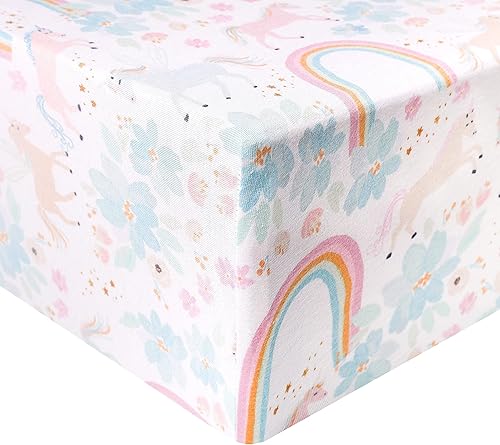 Miniatura 1 de Sábana bajera de punto prémium para cunasábana infantil Whimsy by Copper Pearl