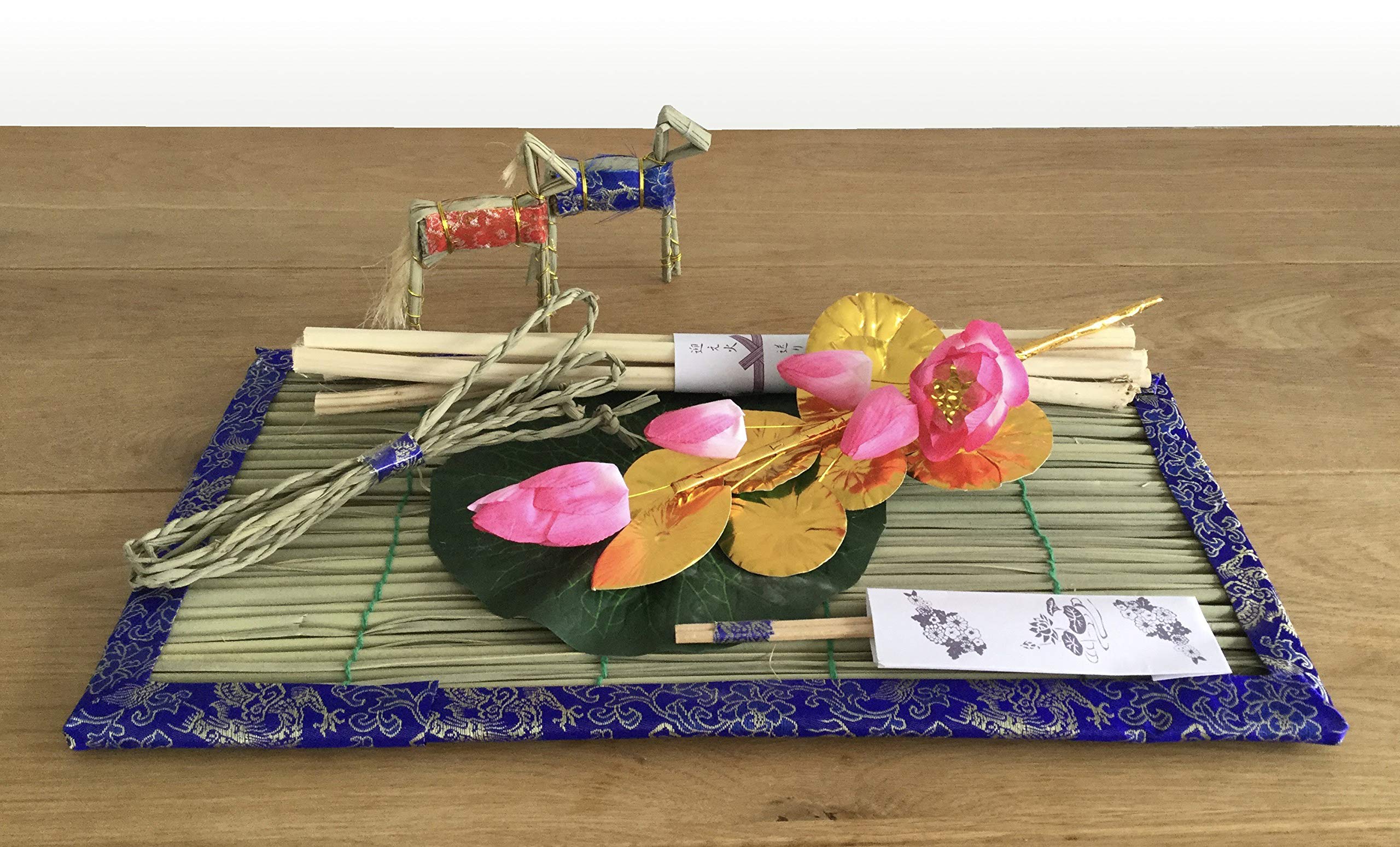 Amazon｜山一商店 お盆飾り お盆用品 お盆セット 盆花入 約45×25cm B