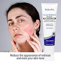 Vista 3 de TriDerma Facial Redness Relief Gentle Face Cream (3.3 Ounces)