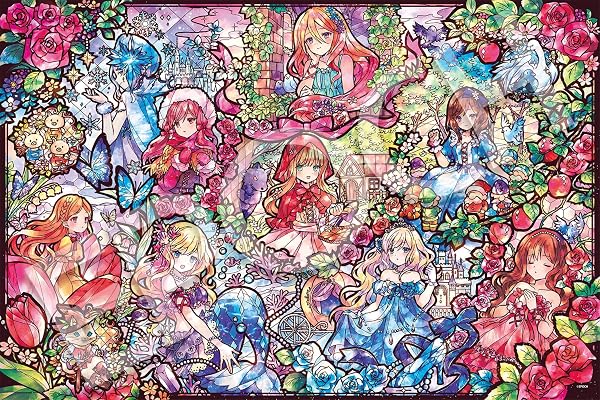エポック社 500ピース ジグソーパズル イラスト/アート ファンタジックアート/おにねこ シルフィア物語 (38×53cm) 06-109 のり付き ヘラ付き 点数券付き EPOCH - 5