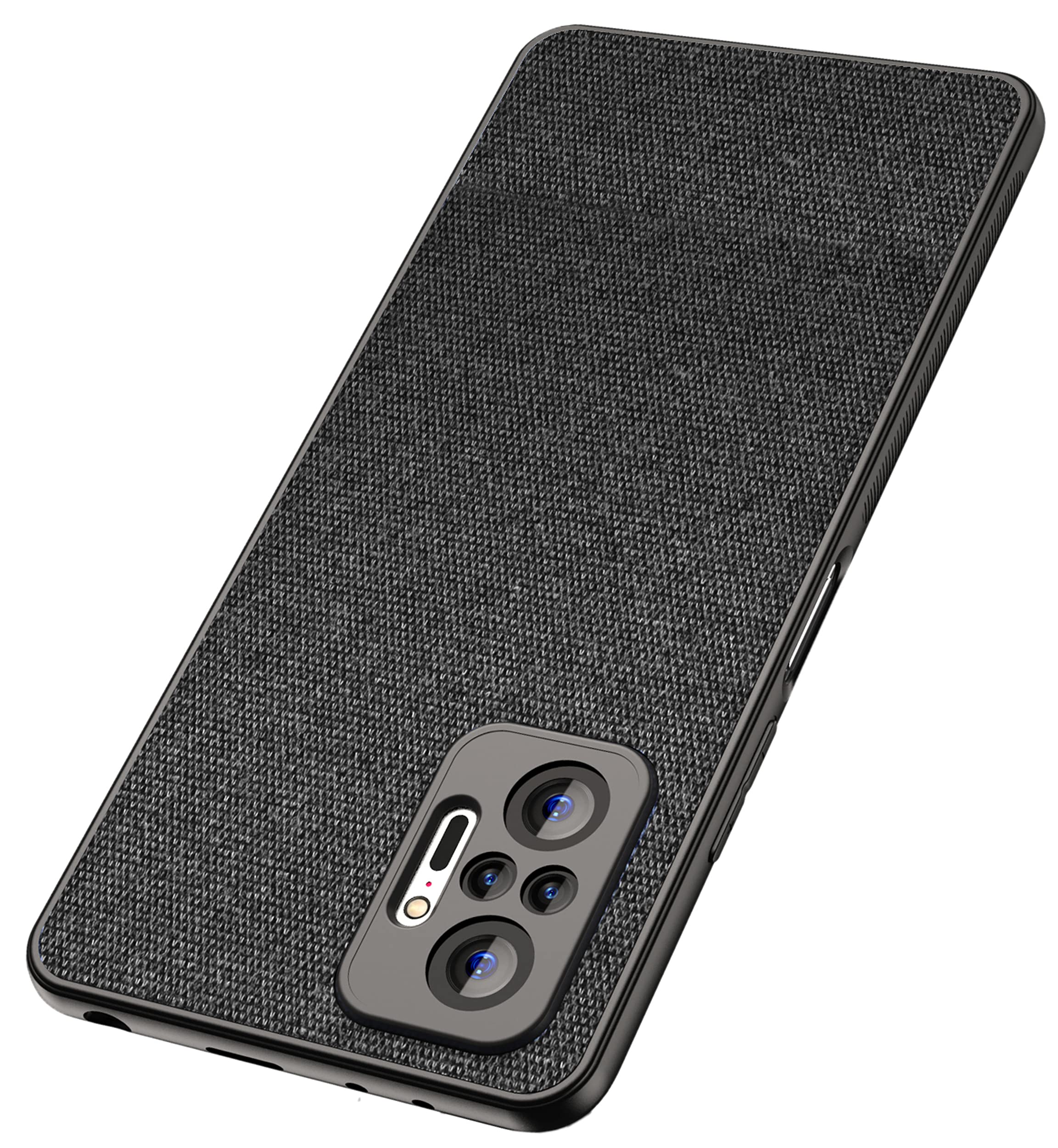 Kapa Soft Fabric Hybrid for Redmi Note 10 PRO/Note 10 PRO MAX Back Cover, Shockproof Protection Slim Hard Back Case (Black), Cloth (B095CM2GHC) Amazon Price History, Amazon Price Tracker