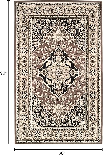 Miniatura 313 de Superior Alfombra de interior, respaldo de yute, alfombras para comedor, cocina, suelos de dormitorio, decoración tradicional del suelo, alfombra