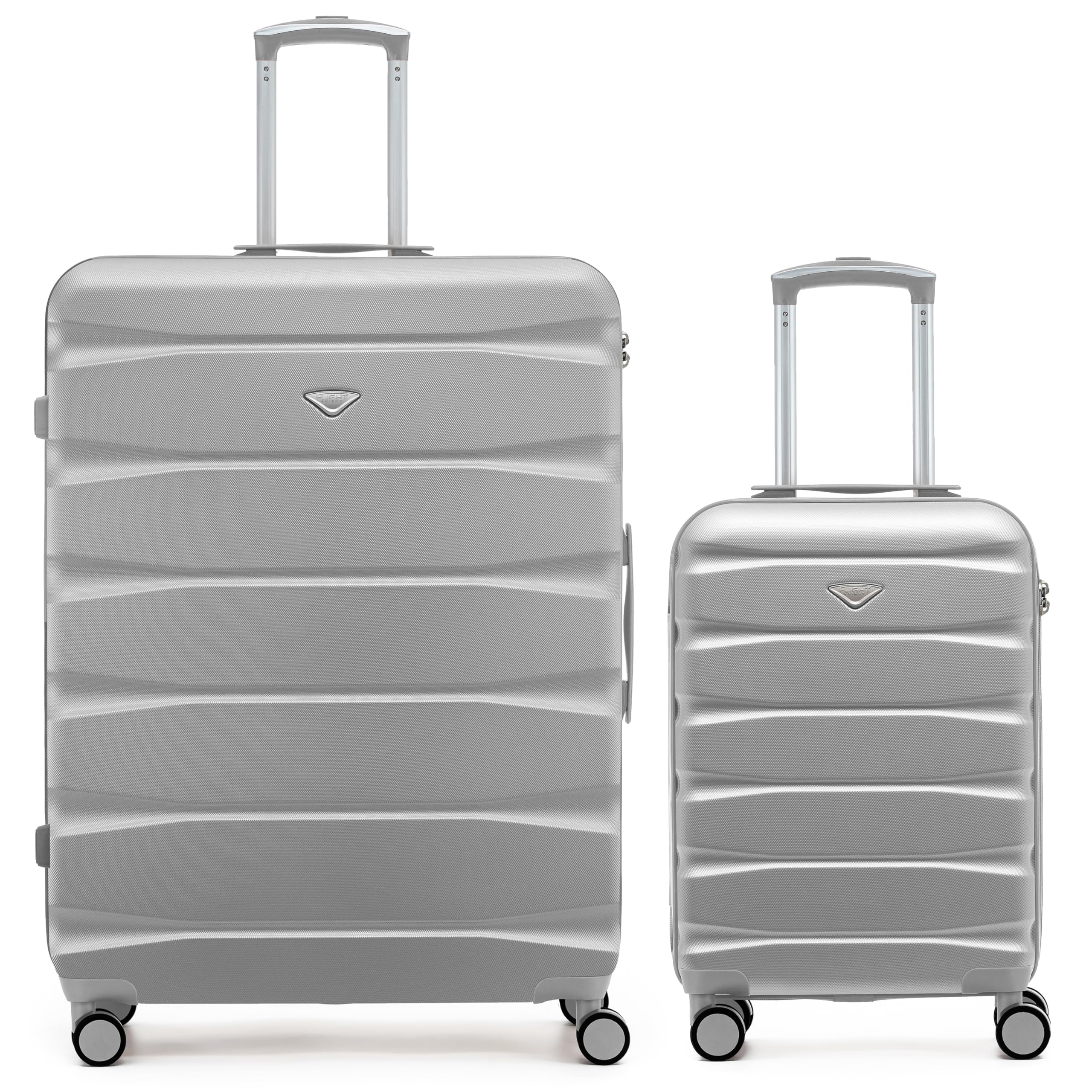 Flight Knight Underseat Cabin Suitcase 45x36x20cm | Free Hand Luggage for EasyJet & Wizz Air | Lightweight ABS Hard Shell with 8 Silent-Glide Spinner Wheels | Max Space Travel Bag — view 140