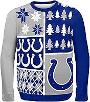Vista 14 de FOCO NFL Unisex-Adult NFL Busy Block Ugly Sweater