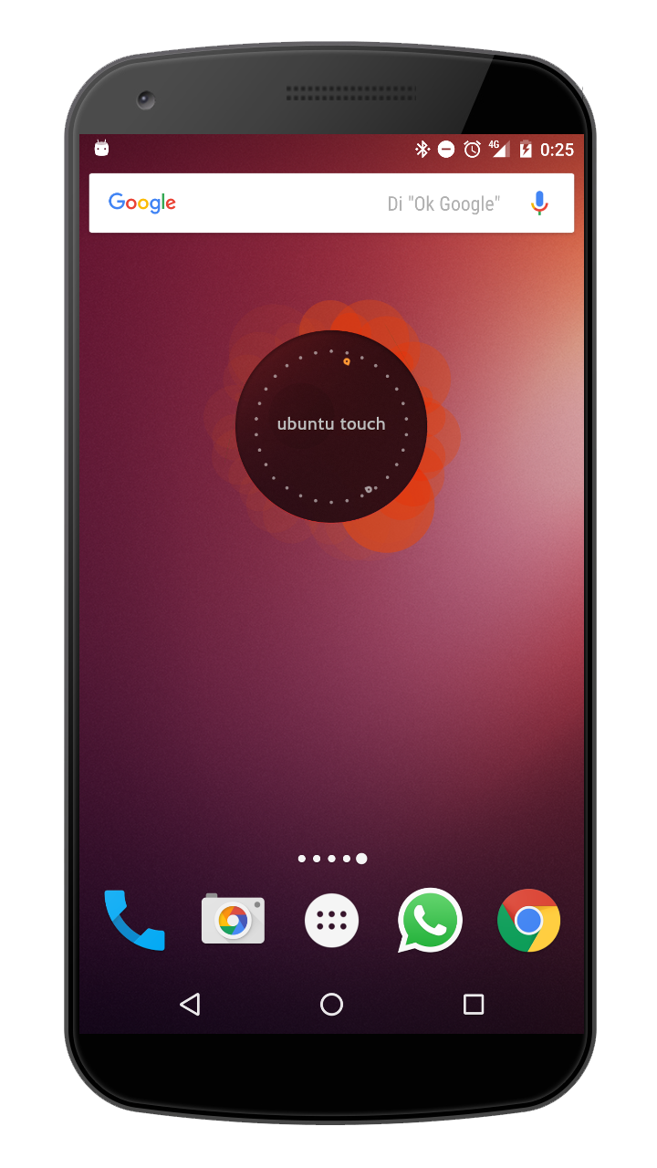 Classic Ubuntu Clock for Android