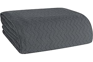 BELIZZI HOME 100% Cotton Blanket: Ultimate Comfort and Breathability