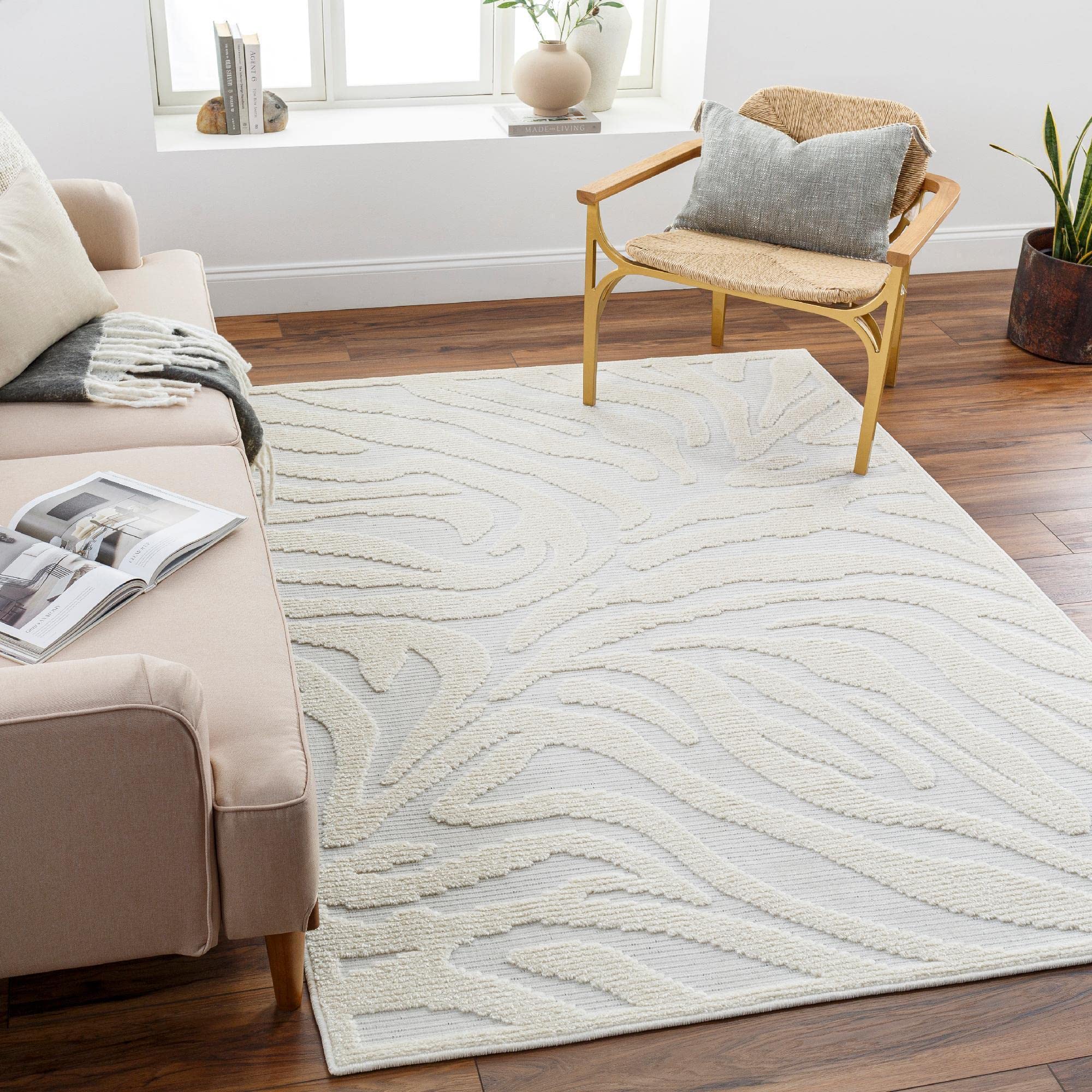 Amazon.com: Mark&Day Washable Rugs, 2x3 Cedar Vale Modern Light