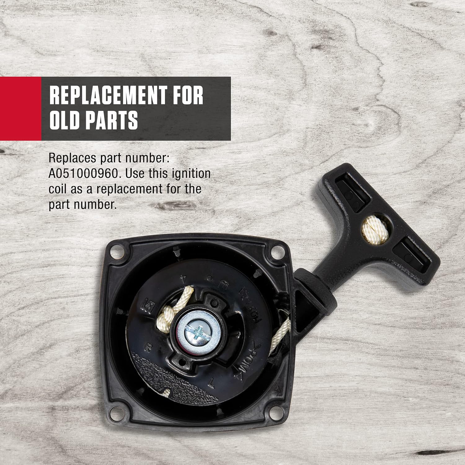 Echo Products A051000961 Recoil Starter Assembly, High-Performance OEM Replacement Part for Outdoor Power Blower Equipment, Fits PB-250 and ES-250 Models