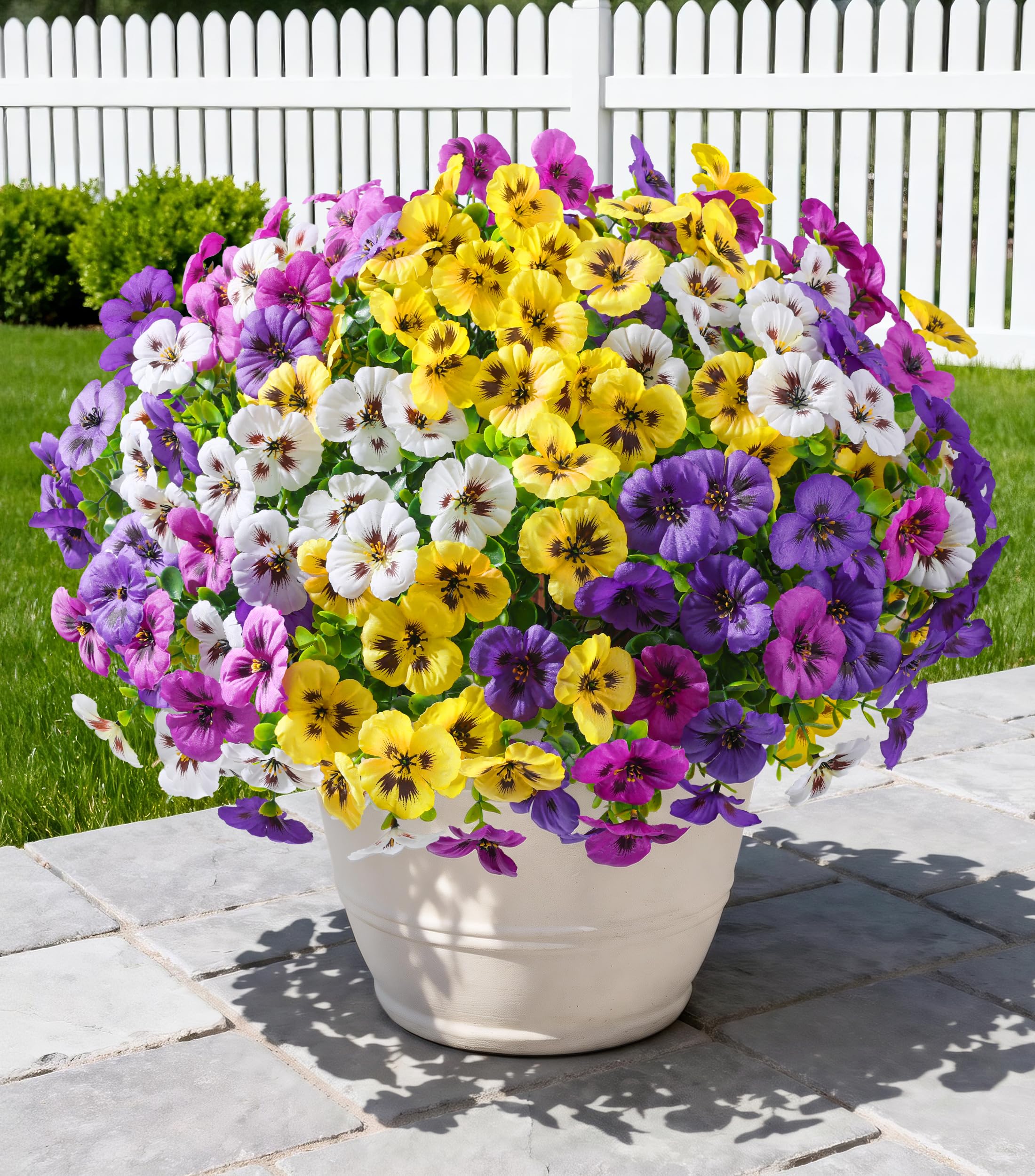Ivydale 20PCS Artificial Fake Pansy Flowers