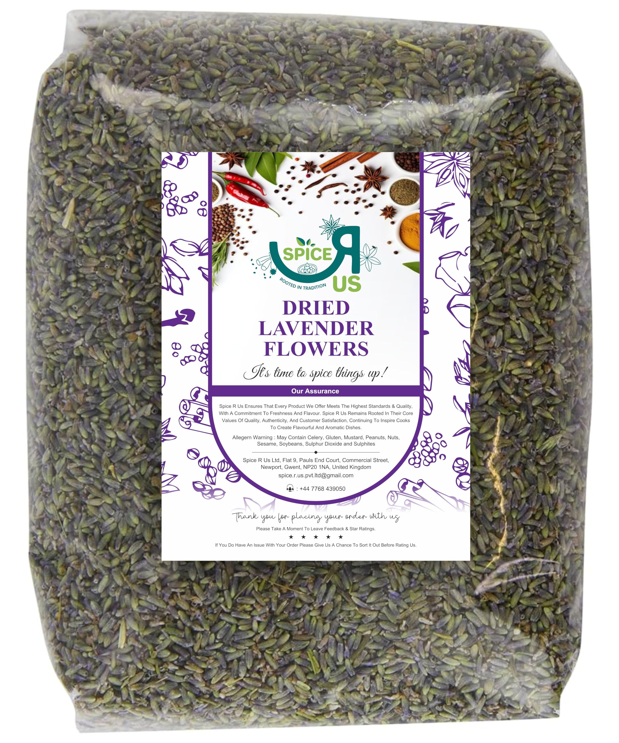 Lavender Flowers Dried Loose Fresh Natural Genuine Scent Pot Pourri Premium Quality (950g)