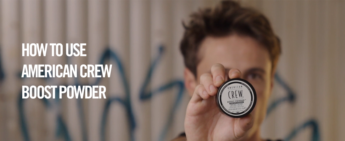 AMERICAN CREW Men's Hair Boost Powder, Provides Lift & Volume, 0.3 Oz (Pack of 2)