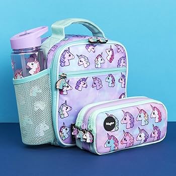 Fringoo Personalised Kids Lunch Bag Theral Insulated 2 Copartent Cooler Bag With Side Esh