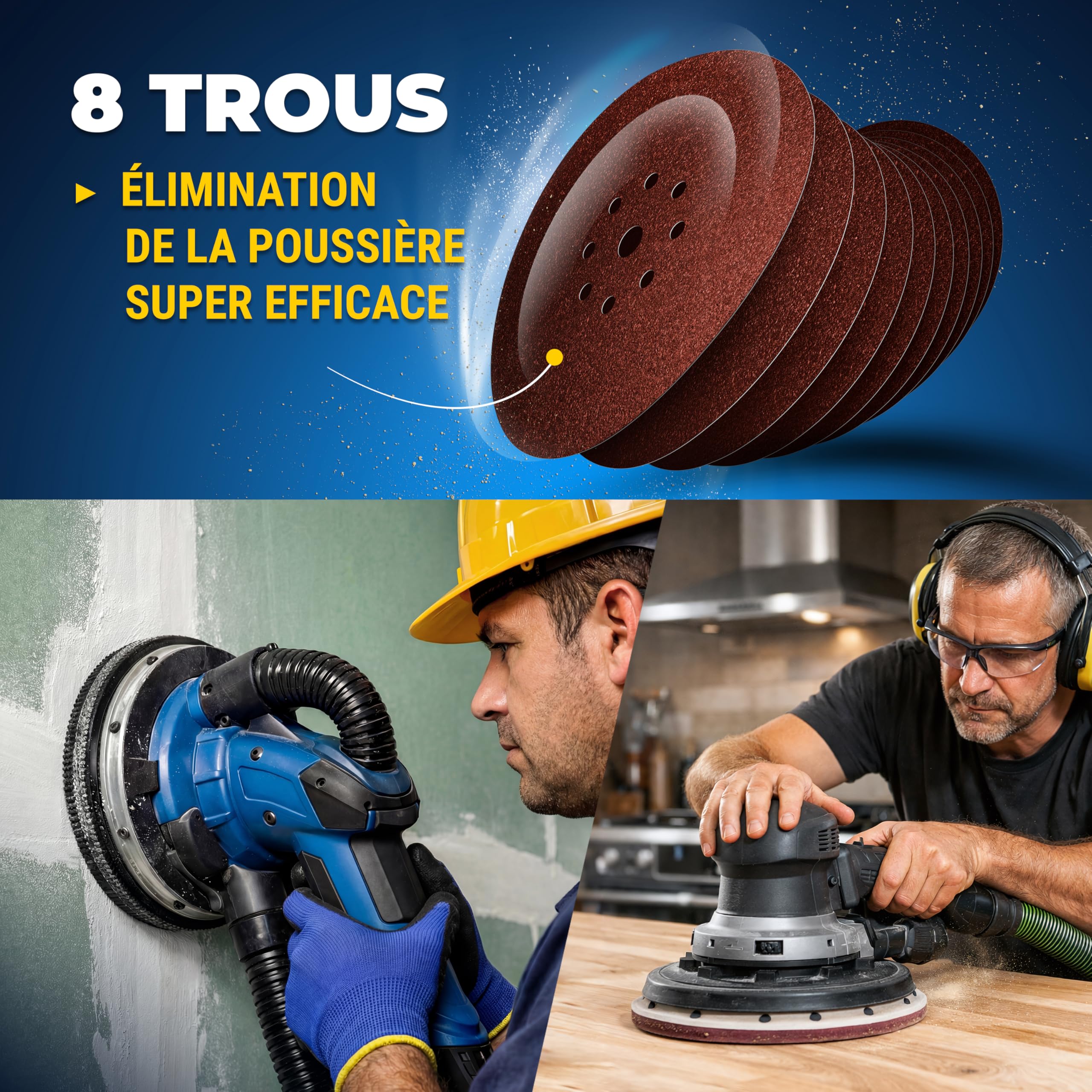 5 feuilles abrasives multi-usages grain 80 - Ponçage - Brico Dépôt 5 feuilles abrasives multi-usages grain 80 - Ponçage - Brico Dépôt