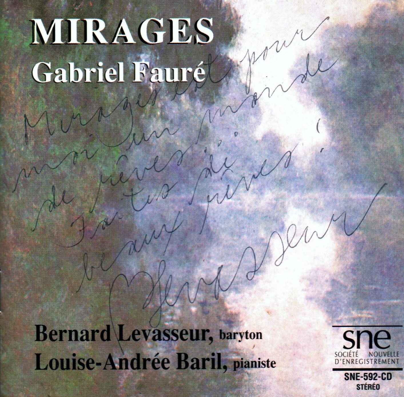 Mirages [Audio CD] Faure; Levasseur and Baril