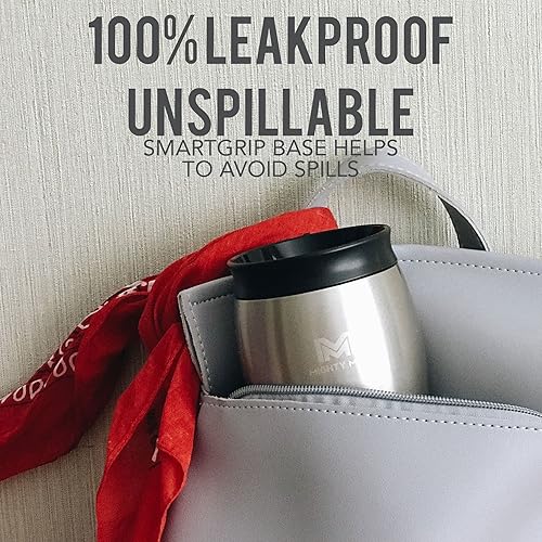 Miniatura 2 de Mighty Mug La taza Untippable  Agarres cuando se golpea, levanta para sorbos  Vaso aislado de acero inoxidable  Apto para portavasos  Regalos para