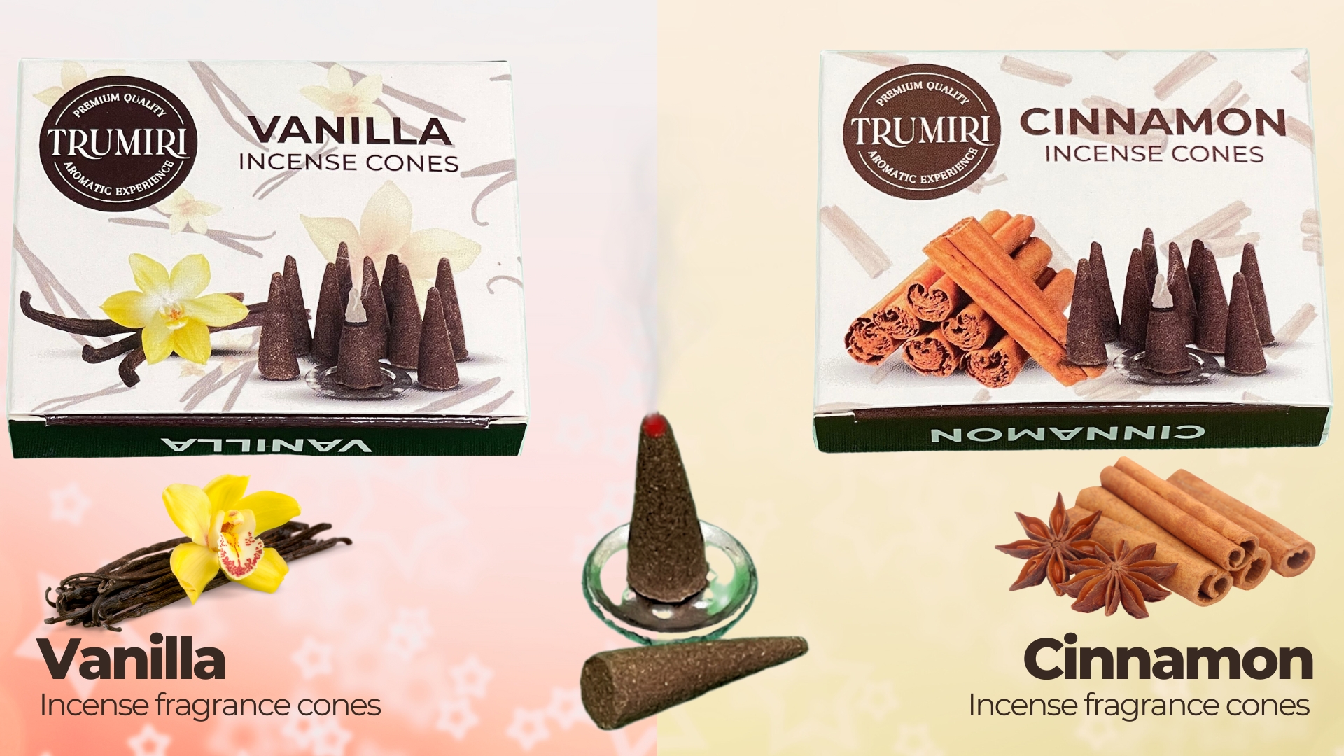 Amazon.com: TRUMIRI Incense Cones - Combo Pack of 20 Cone Incense