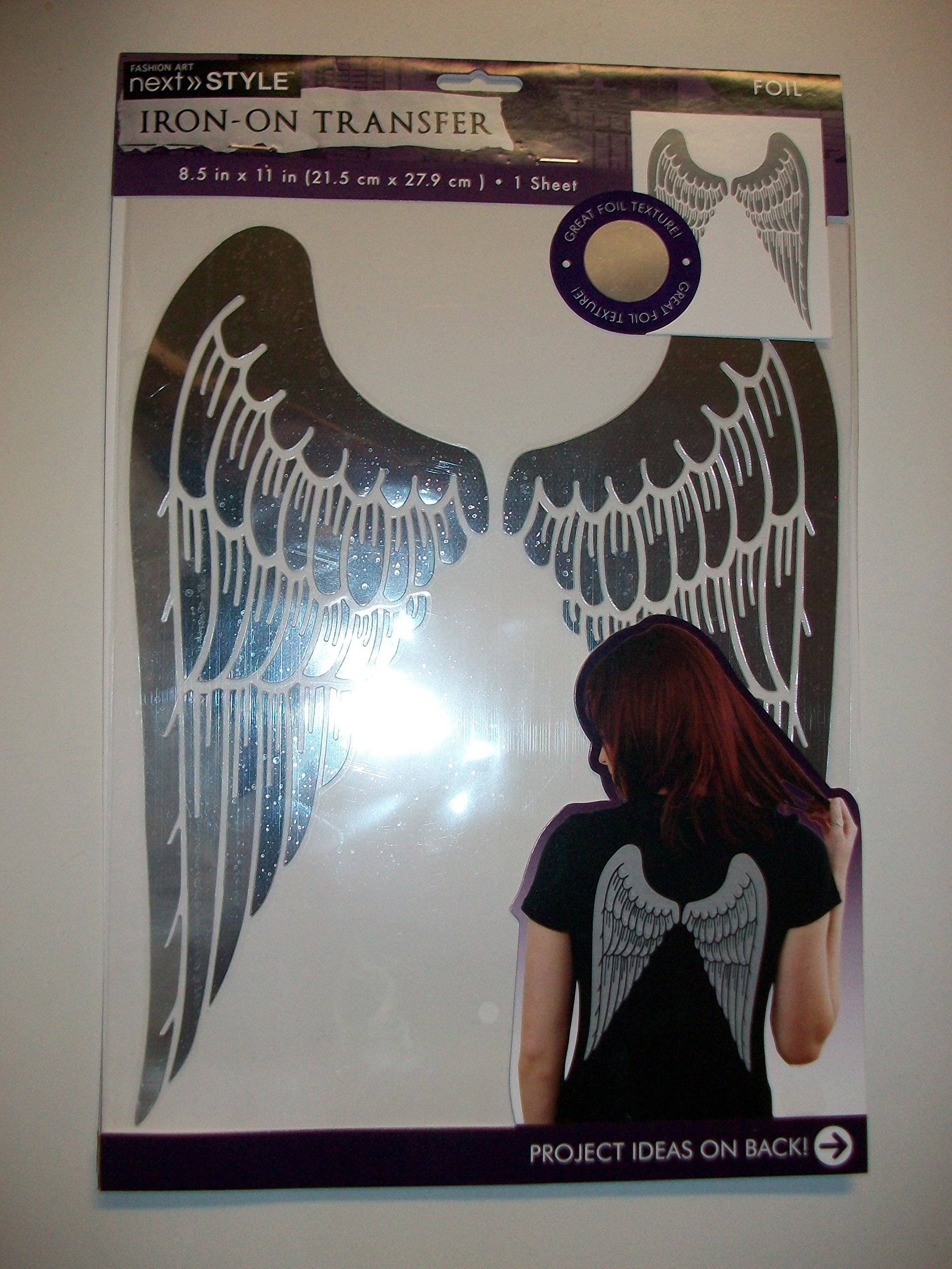 Fashion art next style Foil Wing Transfer