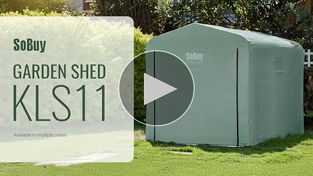 SoBuy Bike Storage Outdoor, Waterproof Bicycle Shelter