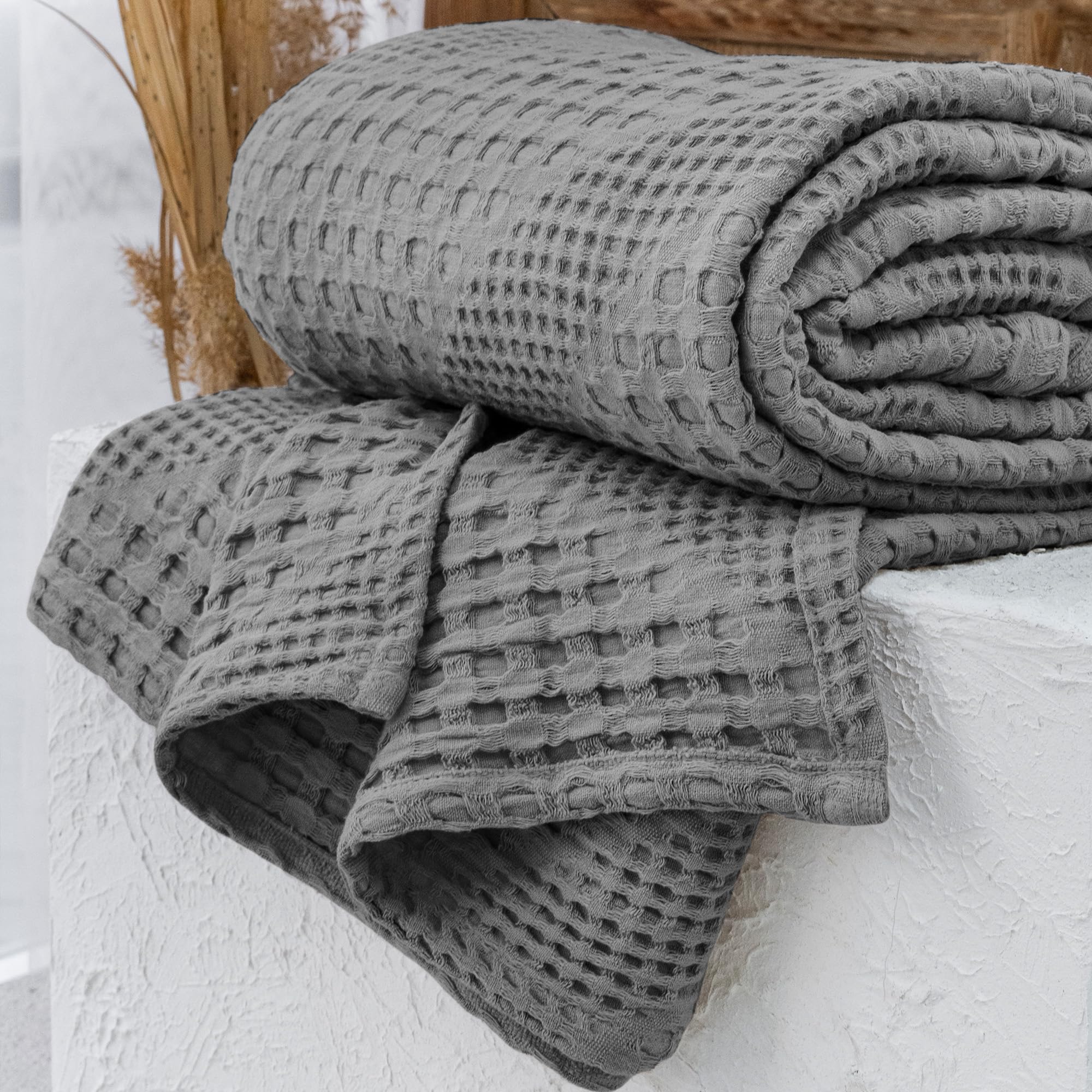 Milam London Soft Throw Blanket, Grey, 120 x 180 cm - Image 4