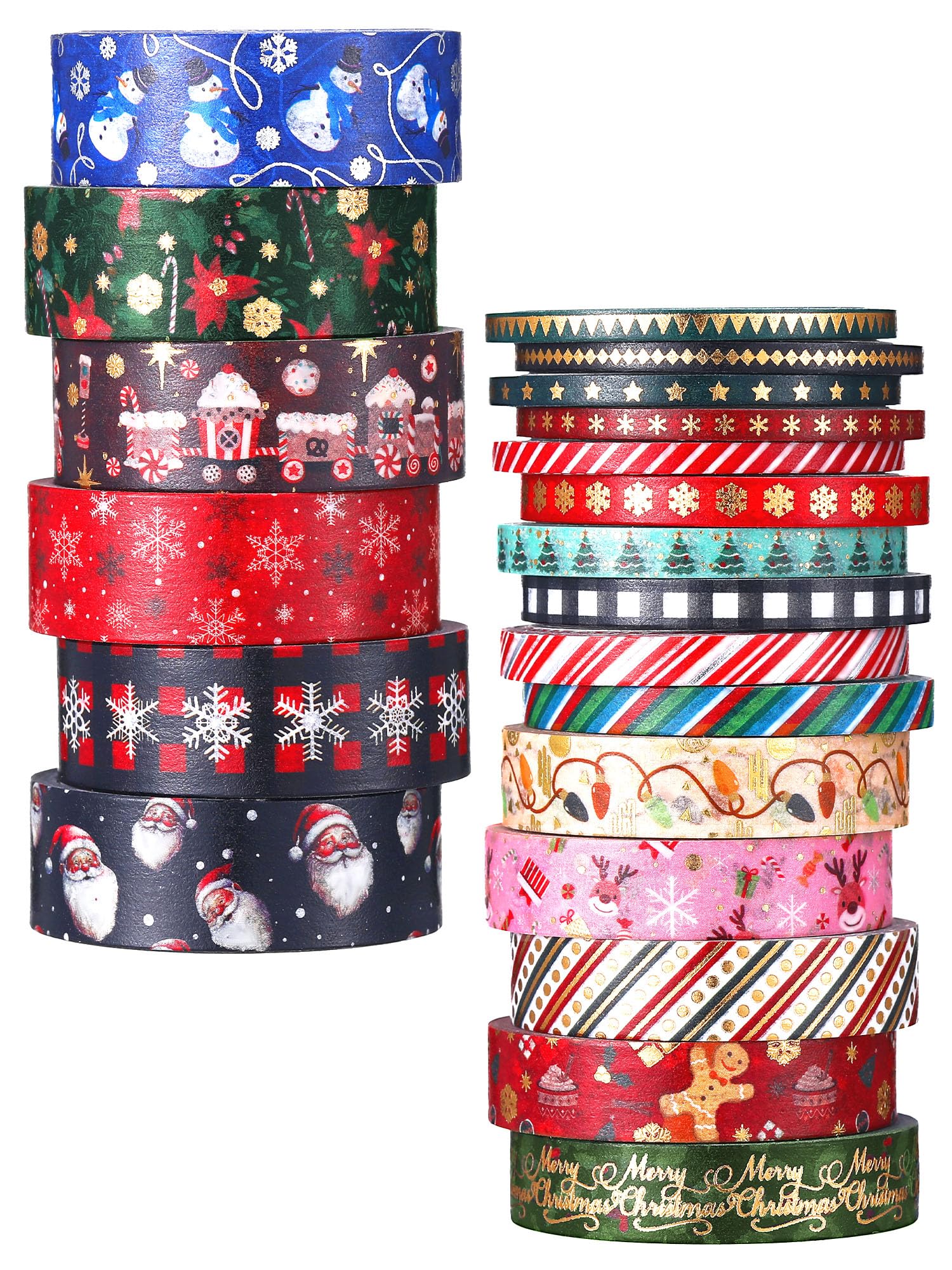 Gold Foil Washi Tape - Christmas Decorations -7