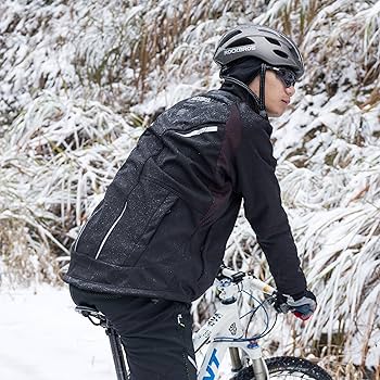 Amazon.co.jp: ROCKBROS(ロックブロス)サイクルジャケット メンズ 冬