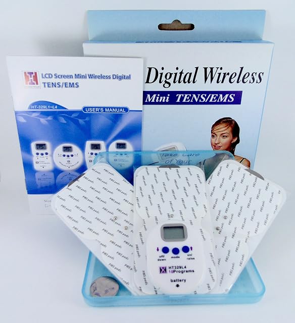 Healthcare World Mini Tens Machine Wireless & 2 Extra Pads
