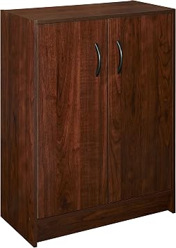 ClosetMaid 1307 Stackable 2-Door Organizer, Dark Cherry