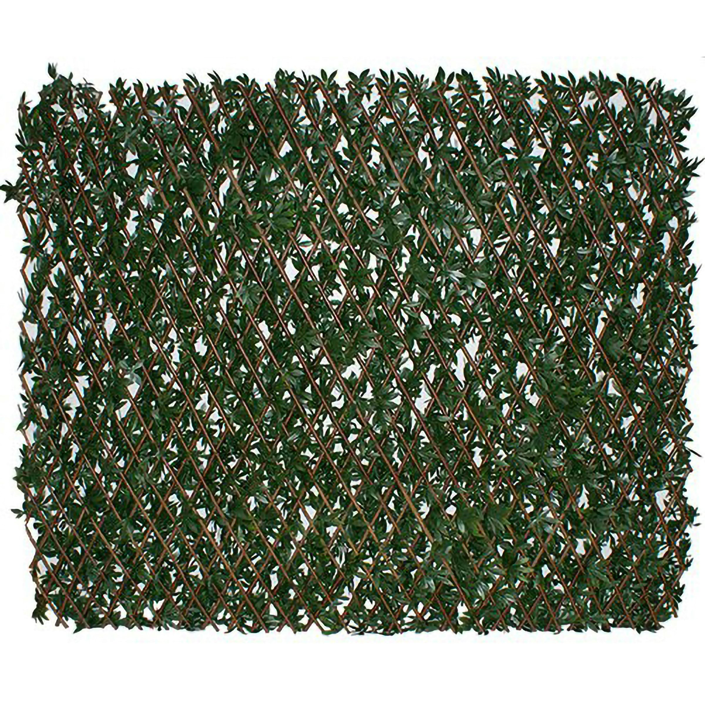 Primrose Artificial Green Acer Extendable Trellis Hedge Screening 2m x 1m