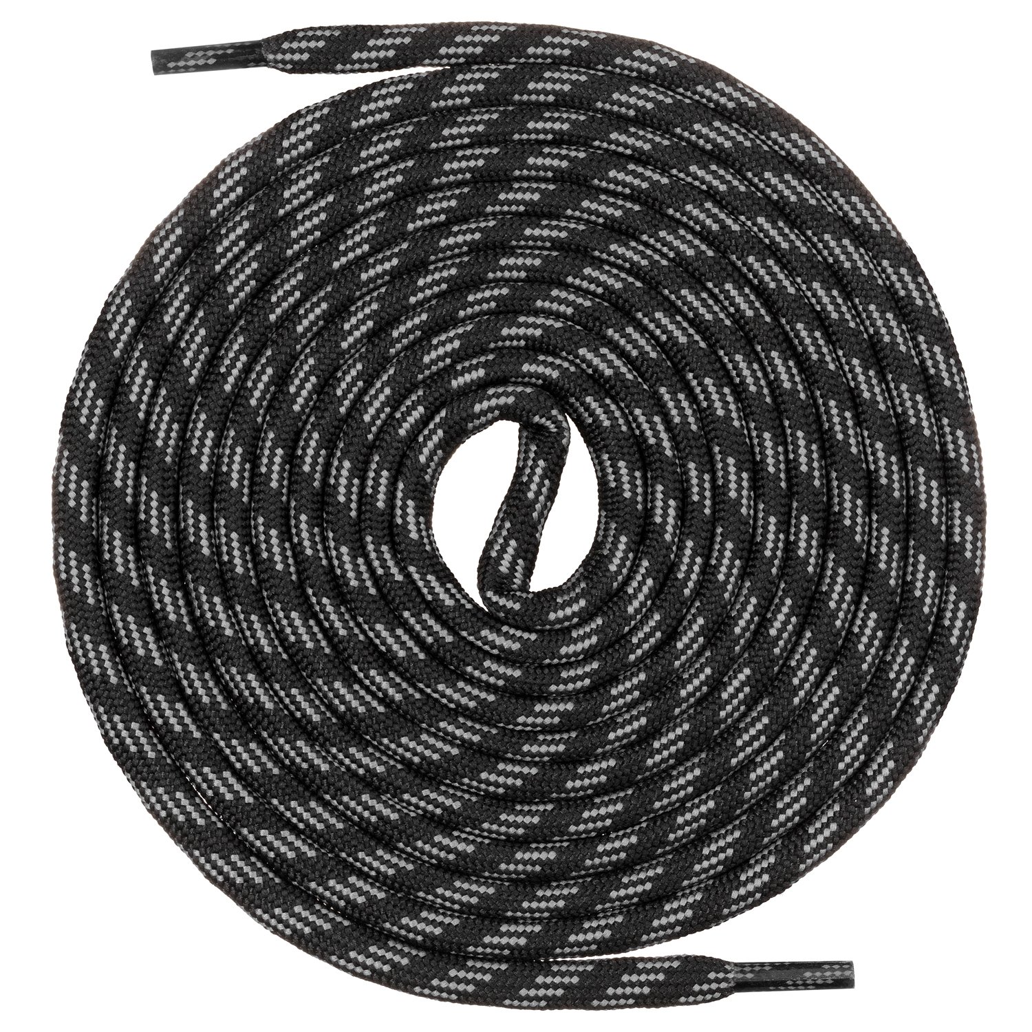 Mount Swiss runde Schnürsenkel für Wanderschuhe, Trekkingschuhe und Arbeitsschuhe - extra reißfest - ø 5 mm - Längen 70cm -220cm aus Polyester I Made in Europa