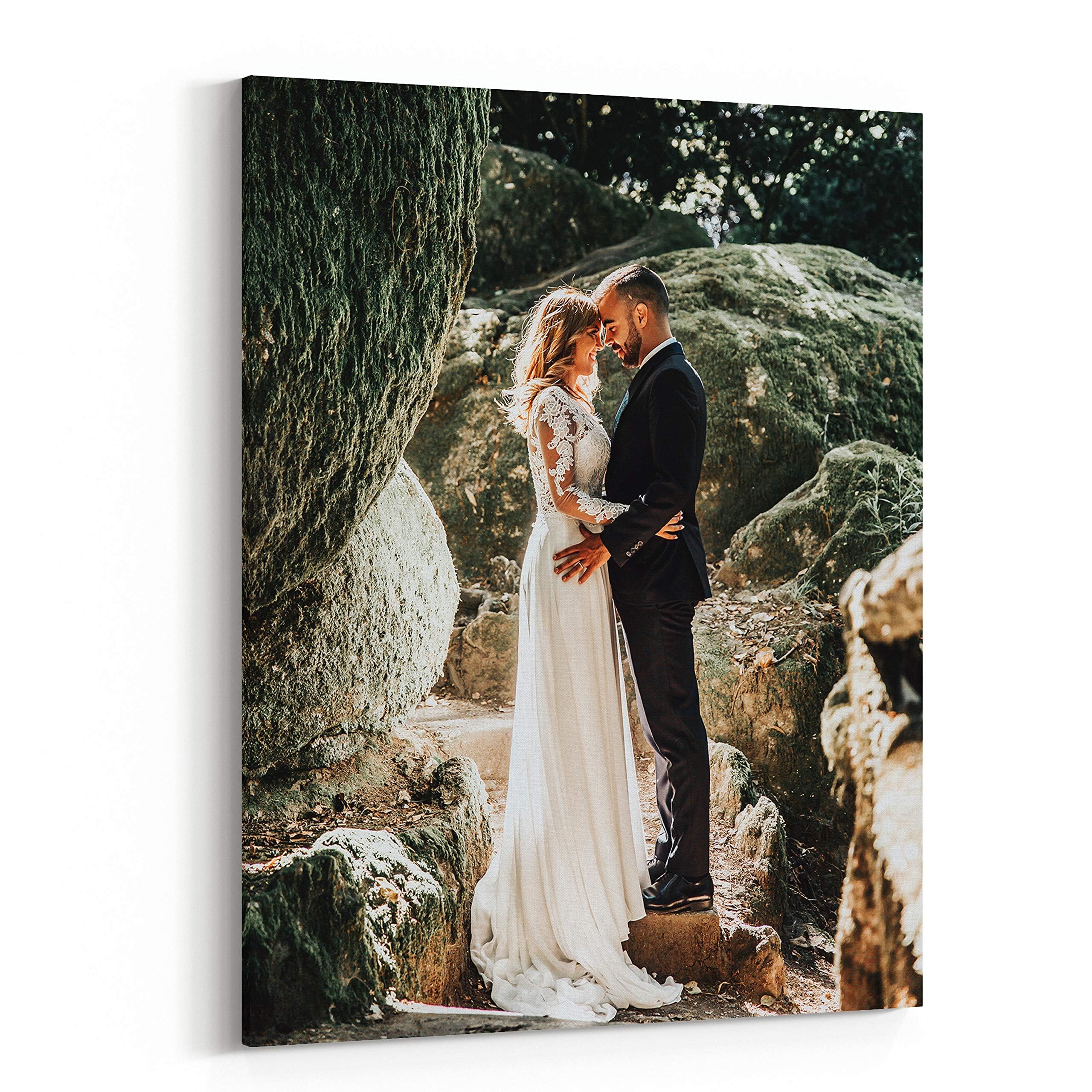 Personalized Custom Canvas Prints: Photo On Canvas (Framed 20X30) Transform Your Photos into Stunning Framed Wall Art Digitally Printed Photo To Canvas Ideal for Home Decor Gifts Keepsakes
