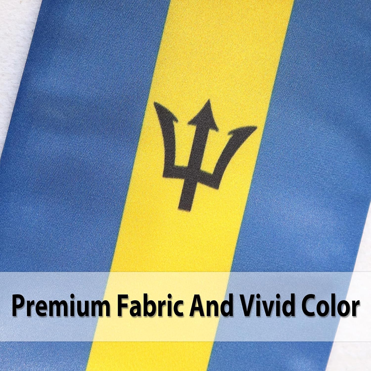 Barbados Graduation Sash National Graduation Sash/Stole International Study Abroad Unisex Country Flag Graduation Sash (Barbados)