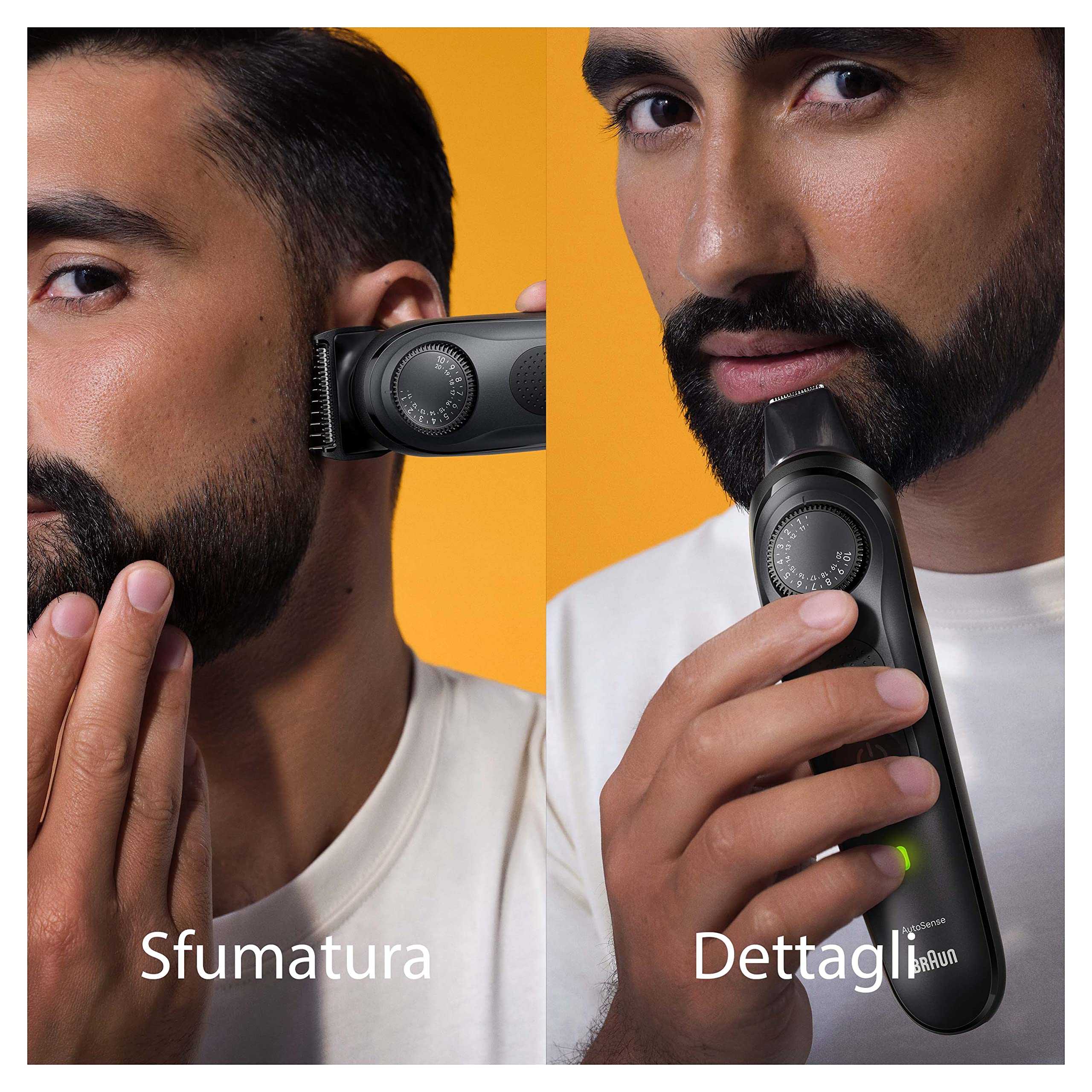 Braun Series 7 RASOIO ELETTRICO BARBA Con lama barba Problade, REGOLABARBA UOMO 40 Lunghezze, Accessori Da Barbiere, Base Di Ricarica, Custodia, BT7440 Nero