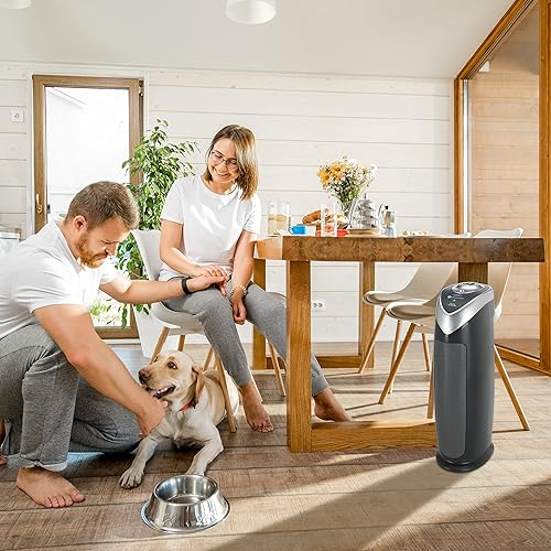 Miniatura 6 de Germ Guardian - Purificador de aire para el hogar, dormitorio, oficina, filtro HEPA, elimina polvo, alérgenos, humo, polen, olores, moho, 22