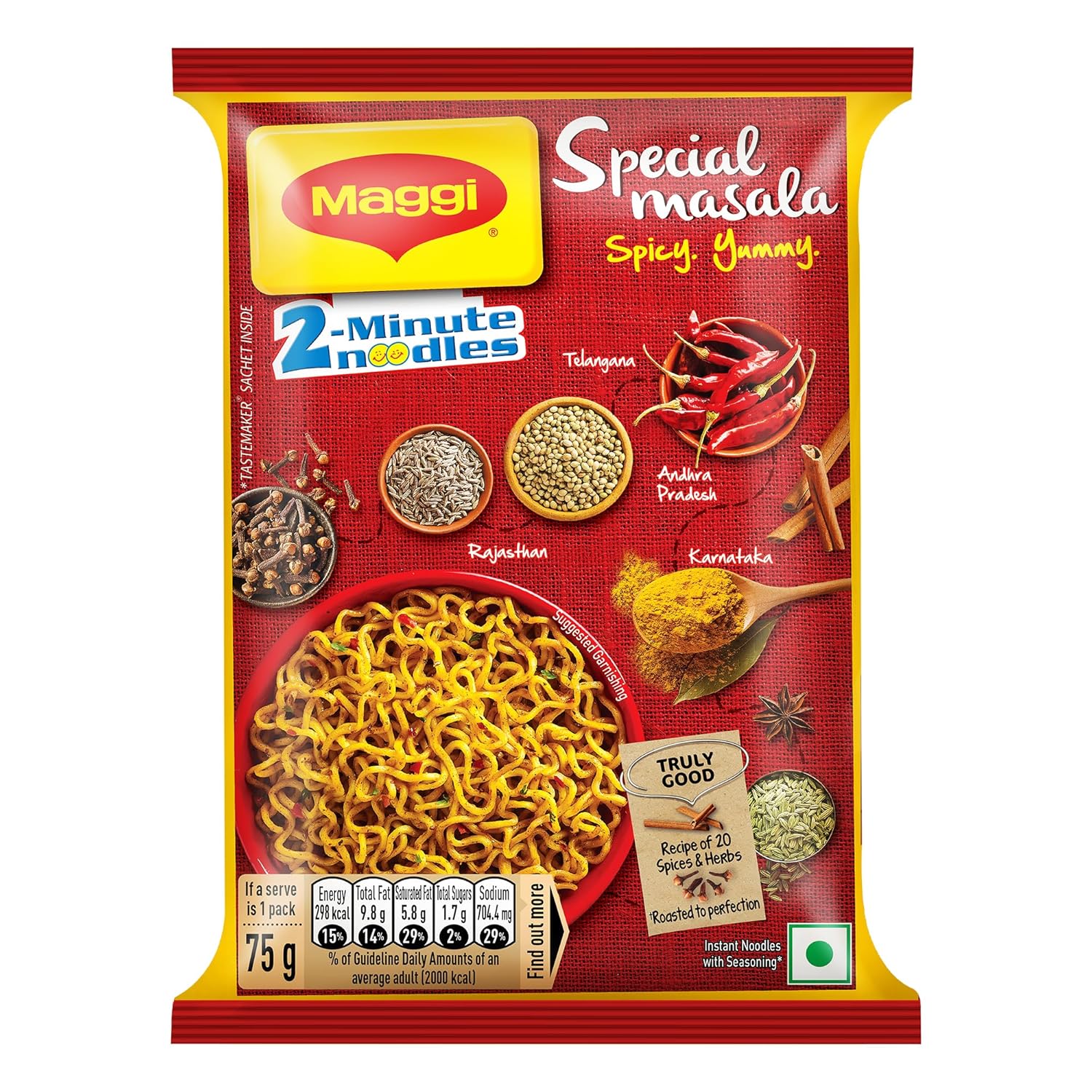 MAGGI 2-Minute Special Masala Instant Noodles 70g