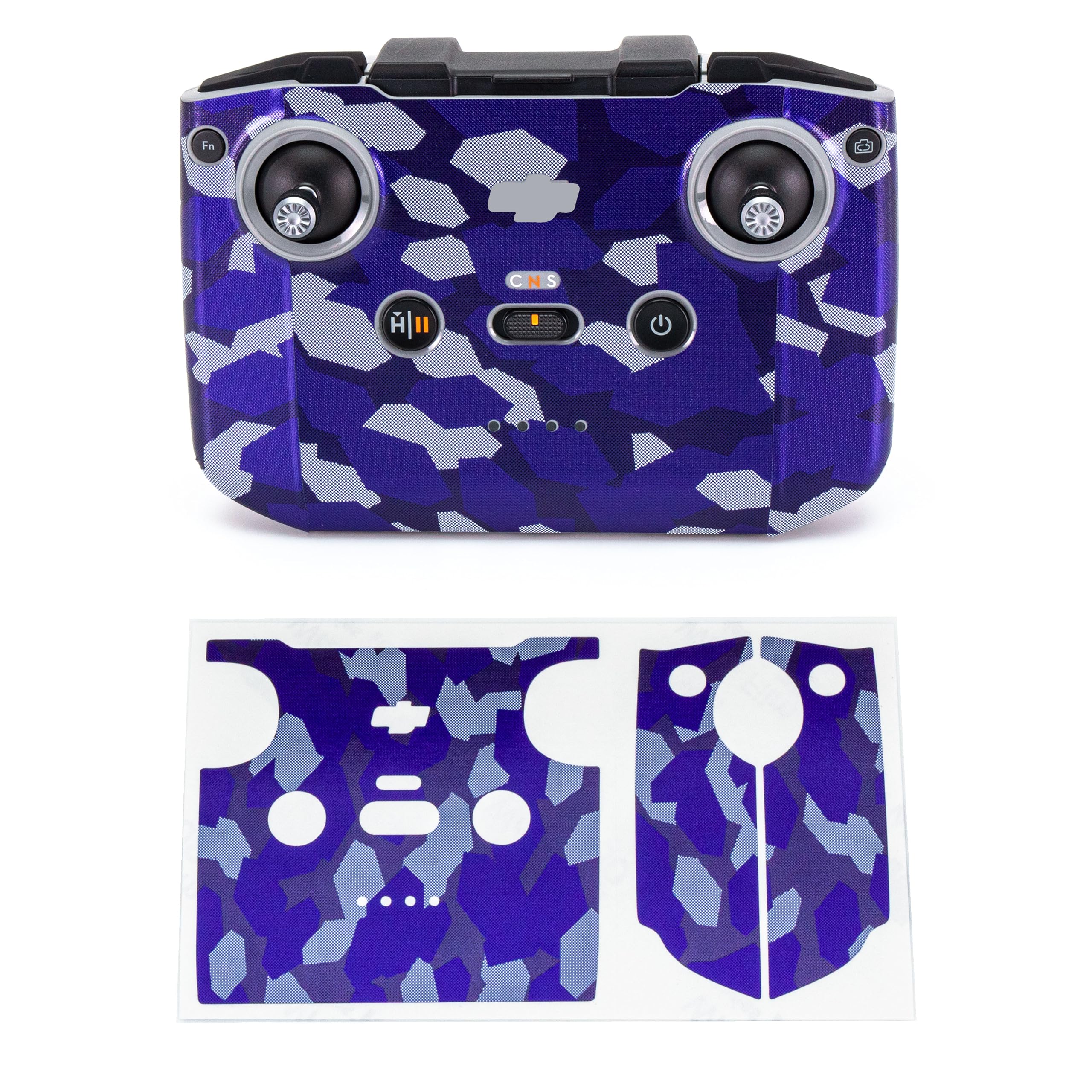 WRAPGRADE Skin Stickers Compatible with DJI RC-N2 (Stratosphere Blue DOT CAMO)