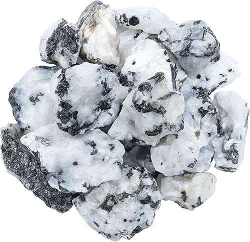 Piedra lunar arcoíris crudas de más de 1,000 quilates y cristales a granel, piedras preciosas rugosas para vaso de roca, fabricación de joyas,