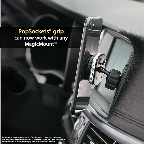 Miniatura 29 de Scosche MWPDB MagicMount Pro - Soporte magnético para teléfono de automóvil, soporte magnético fuerte para iPhone y Android, soporte magnético