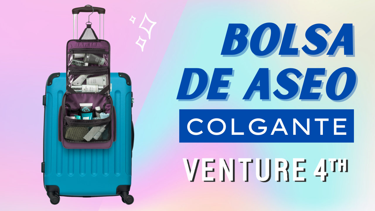 Neceser Colgante 4 En 1 - Neceser Compacto Plegable Para Cosméticos