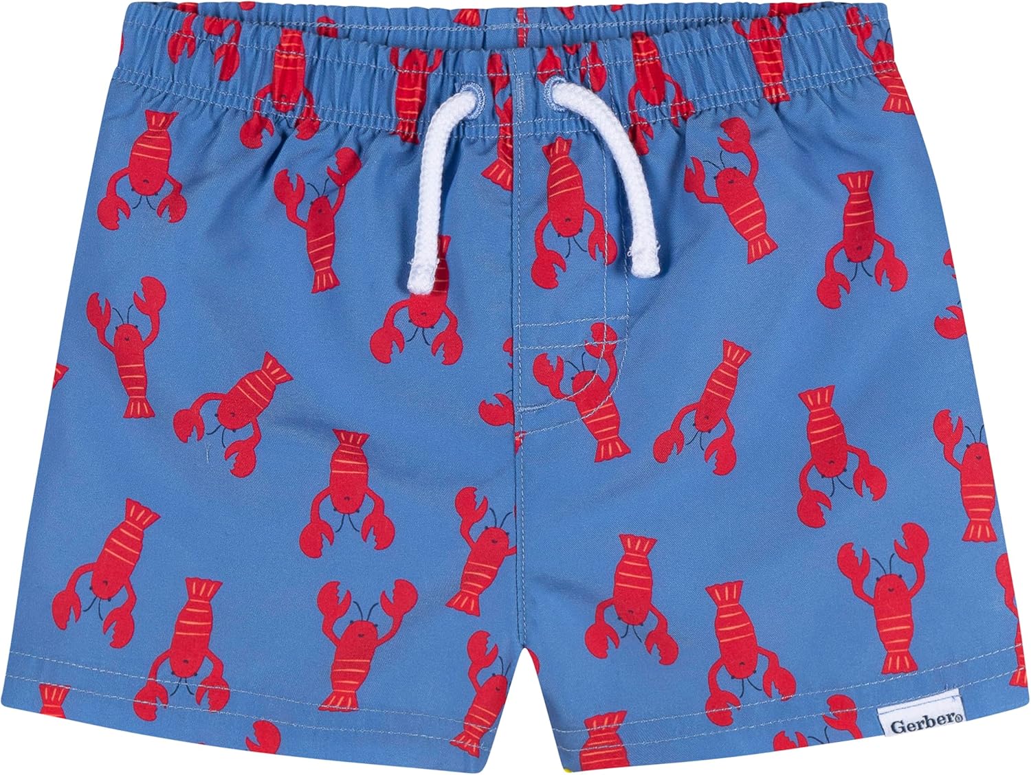 Gerber Baby Boys' Toddler 2-Pack Swim Trunks