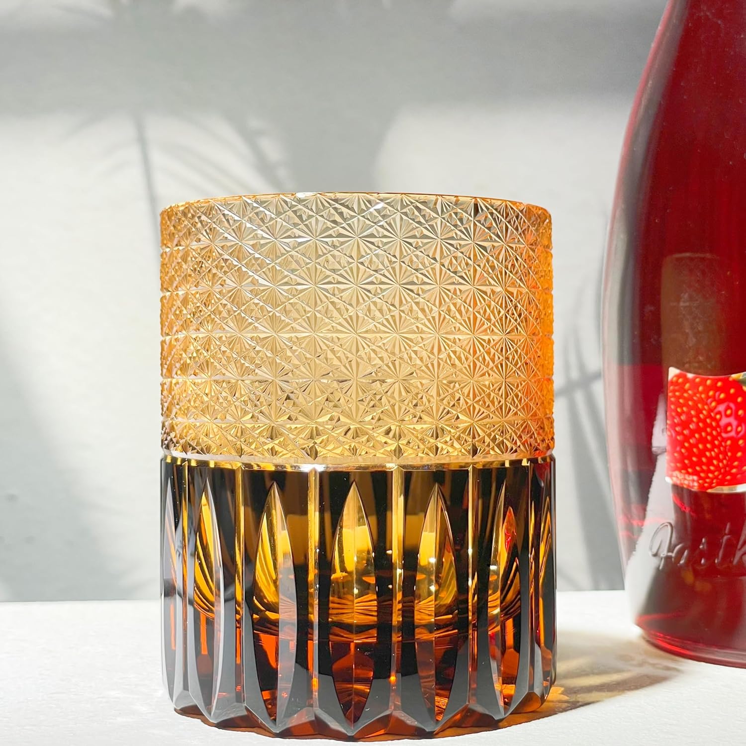 suigetsu Crystal Whiskey Glass, Constellation Etched Design, 320ml Capacity, Modern Astronomical Style (nightfall) - Image 8