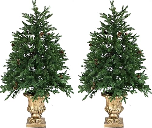 Miniatura 37 de Fraser Hill Farm Árbol de porche de 3 pies con luces LED multicolor Luces LED multicolor,Luces LED de color blanco cálido