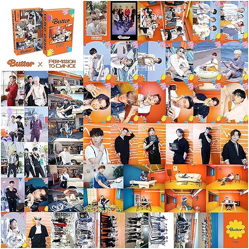 Miniatura 5 de KPOPBP 55PCS nuevo álbum Butter Permission to Dance LOMO Cards KPOP mercancía de postales para hija