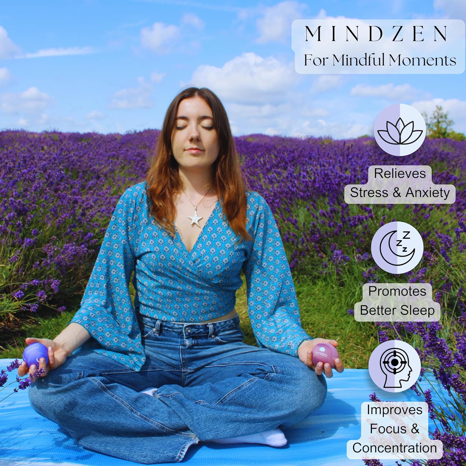 Lavender Stress Balls for Adults | Aroma Infused for Anxiety and Stress Relief | Enhance Mindfulness & Focus | Tri-Strength Physical Therapy Hand Grip Exercise and Calming Sensory Fidget Tool - Image 6