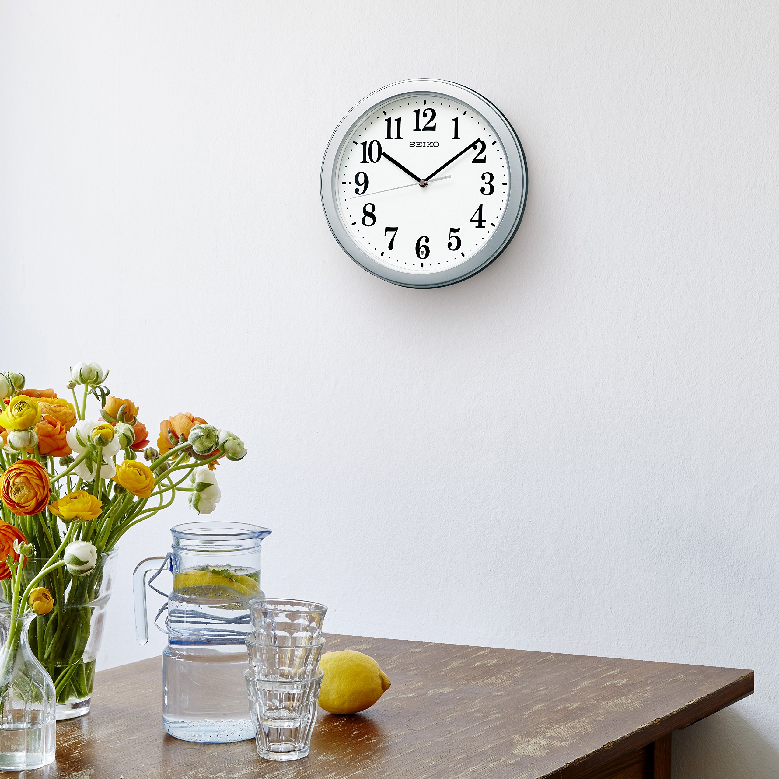 Amazon.co.jp: セイコークロック 電波掛時計 コンパクトサイズ