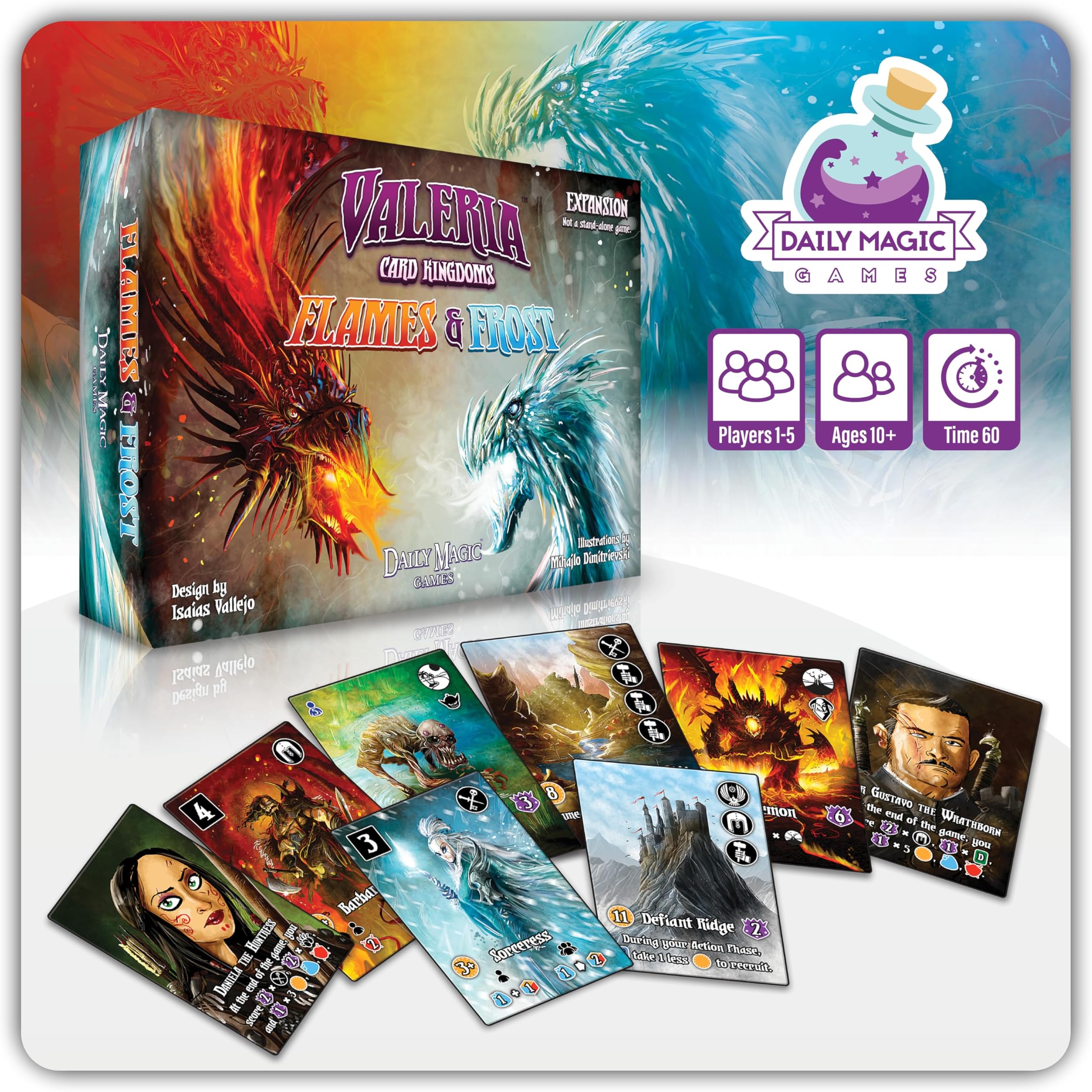 Valeria: Card Kingdoms - Flames & Frost Expansion