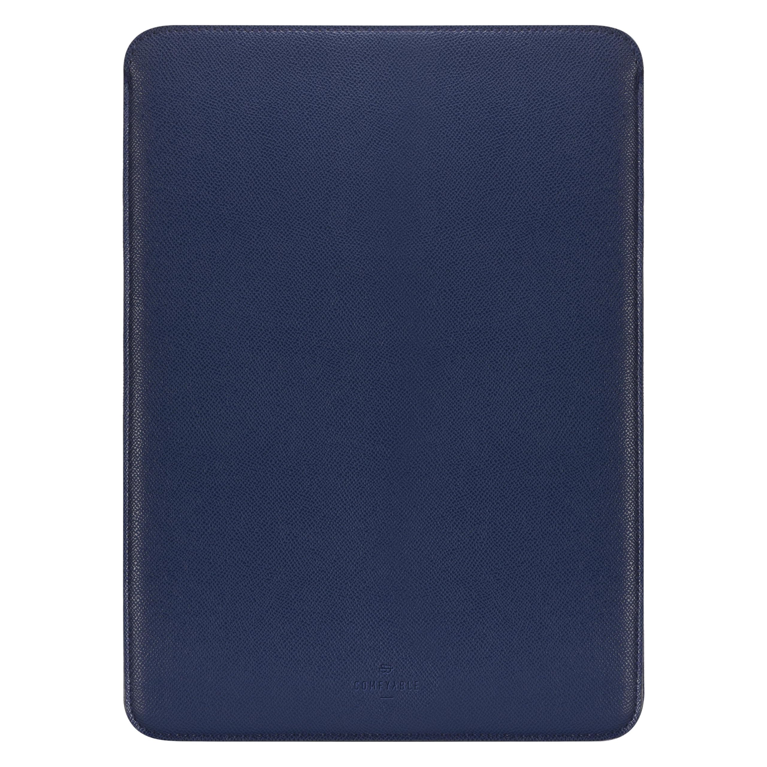Comfyable Laptop Sleeve 13 Inch Precisely Compatible with MacBook Air M4 2025-2018 & MacBook Pro M2 2022 M1 2020-2016, Faux Leather Cover Case, Midnight Blue