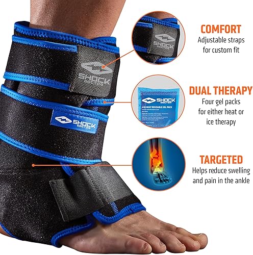 Miniatura 2 de Shock Doctor Tobillera de compresión para recuperación de hielo