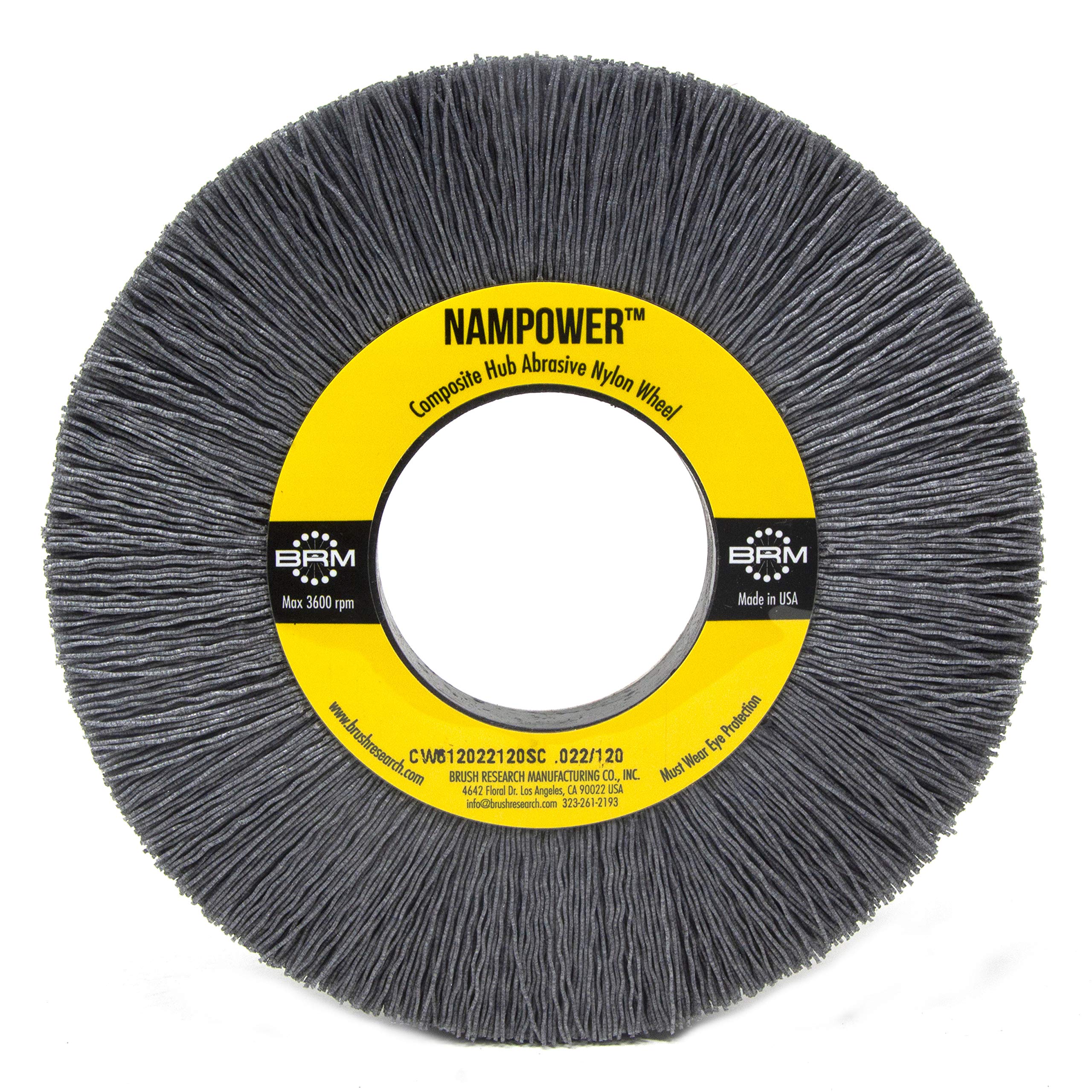 Brosse de roue en nylon composite pour un ébavurage industriel précis - 6